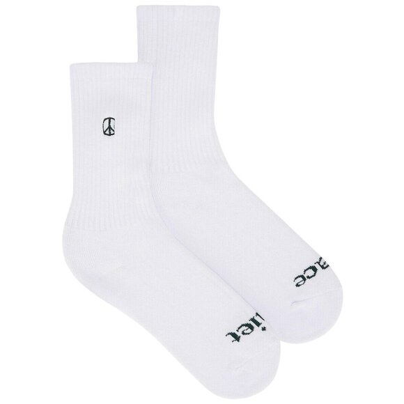 Museum of Peace and Quiet Icon Socks in White One Size Unisex - Picture 2 of 7